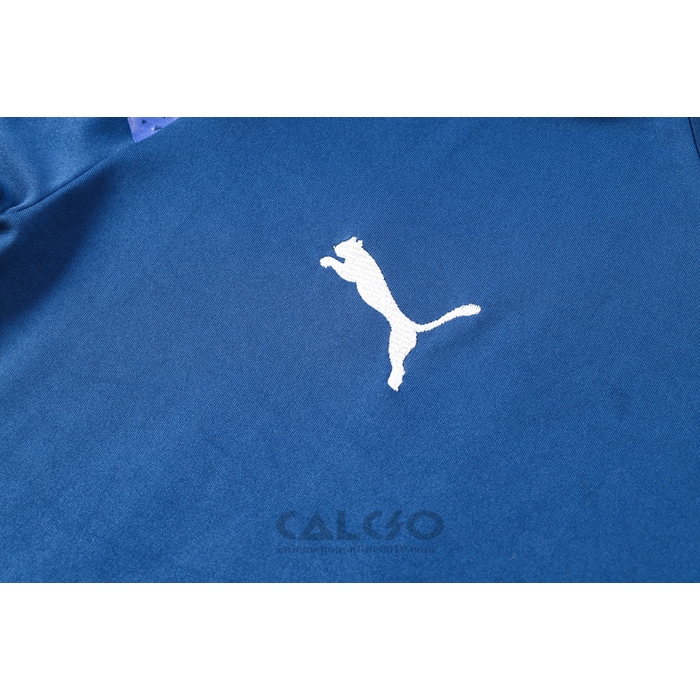 Tuta da Track Italia Manica Corta 2022-2023 Blu - Pantaloncini